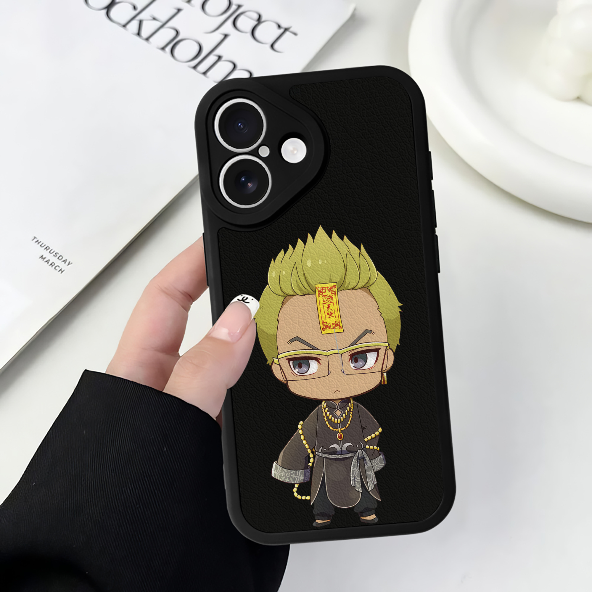 （画像用） 東京リベンジャーズ Tokyo Revengers 【iPhone 16シリーズ対応】シリコンスマホケース（レザー調） 材質：シリコン